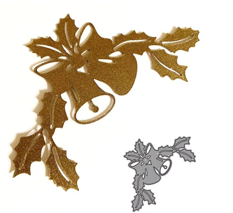 Metall-Stanzform Weihnachtsglocke mit Weihnachtsmann für Papier-Handwerk und Bastelarbeiten - Bild 5