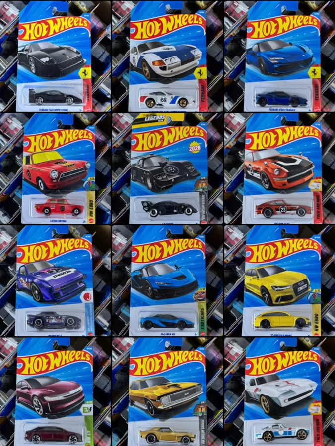 Hot Wheels Ferrari F40 Porsche 911 Mazda Rx-7, Fahrzeugmodell, 1:64, ab 3 Jahren - Bild 3