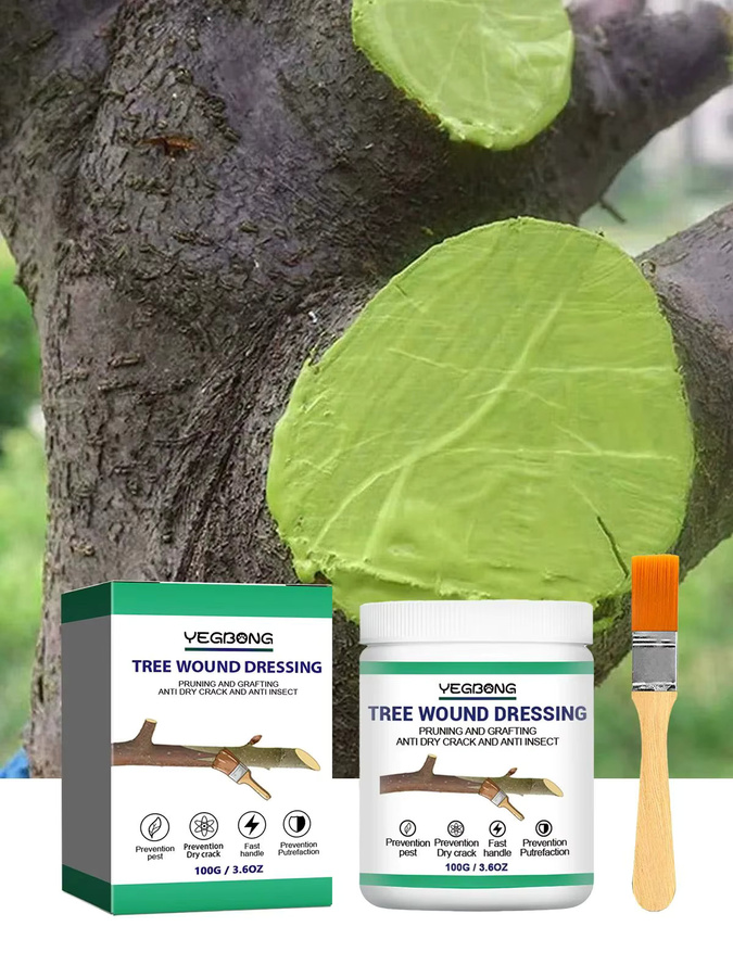 Yegbong Baumwundheilungsmittel zur Förderung des Wurzelwachstums für Setzlinge und Obstbäume, 100 g - Bild 5