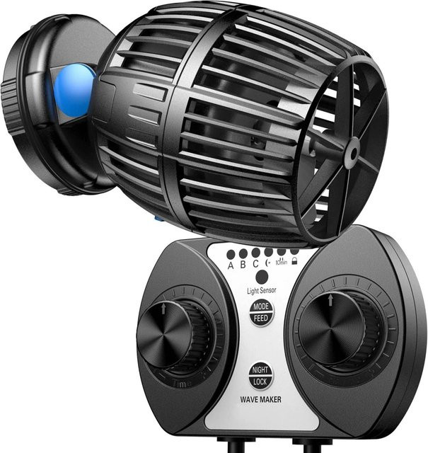 Sunsun CW-160 Strömungspumpe für Aquarien in Schwarz mit Controller und verschiedenen Modi - Bild 1