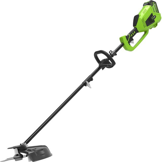 Greenworks Akku-Rasentrimmer GD40BC 40 V Solo in Grün mit teilbarem Aluminium-Schaft und Nylon-Linie - Bild 1
