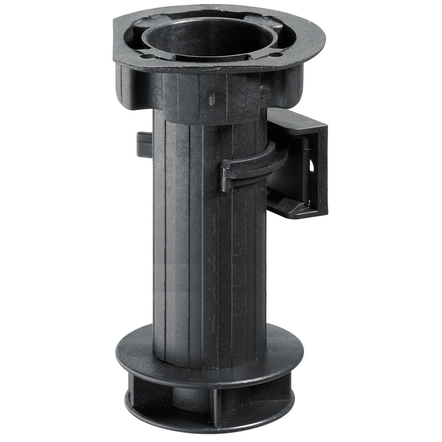 Hettich Sockel-Verstellfuß in Schwarz mit Clip, Durchmesser: 25 mm, Höhe: 150 - 170 mm - Bild 2