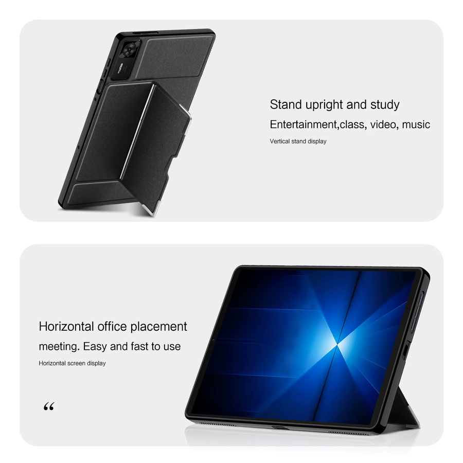 Schutzhülle für Lenovo Legion Y700 2025 Gen 4 8,8 Zoll Tablet, Standhülle kompatibel mit Legion Y700 2. und 3. Generation, Schwarz - Bild 6