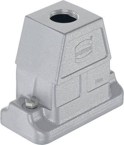HARTING Tüllengehäuse aus Aluminium in Silber, Artikelnummer 19 39 610 0445 - Bild 1