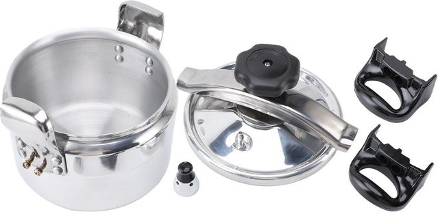 Aimo Schnellkochtopf aus Aluminium in Silber mit universellem Verbundboden für Gas - Bild 1