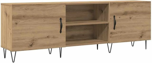 vidaXL TV-Schrank Artisan-Eiche in Braun aus Holzwerkstoff, B/T/H: 150 x 30 x 50 cm - Bild 1