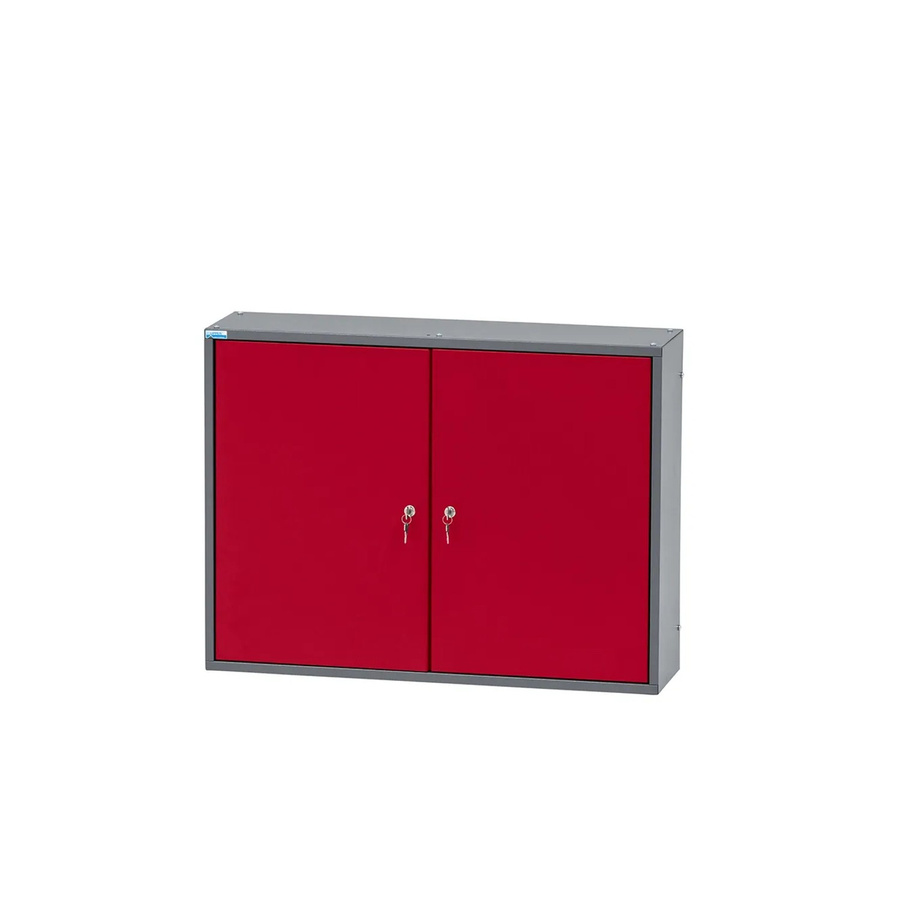 Küpper Hängeschrank 2-Türig mit 36 Sichtboxen Dunkelrot B/T/H: 60 x 20 x 80 cm - Bild 2