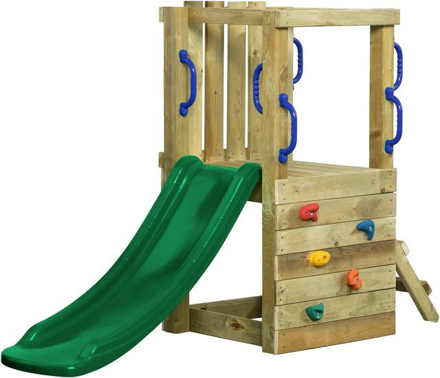 SwingKing Spielturm Irma Small mit Rutsche in Grün, B/H/T: 66 x 190 x 125 cm - Bild 1