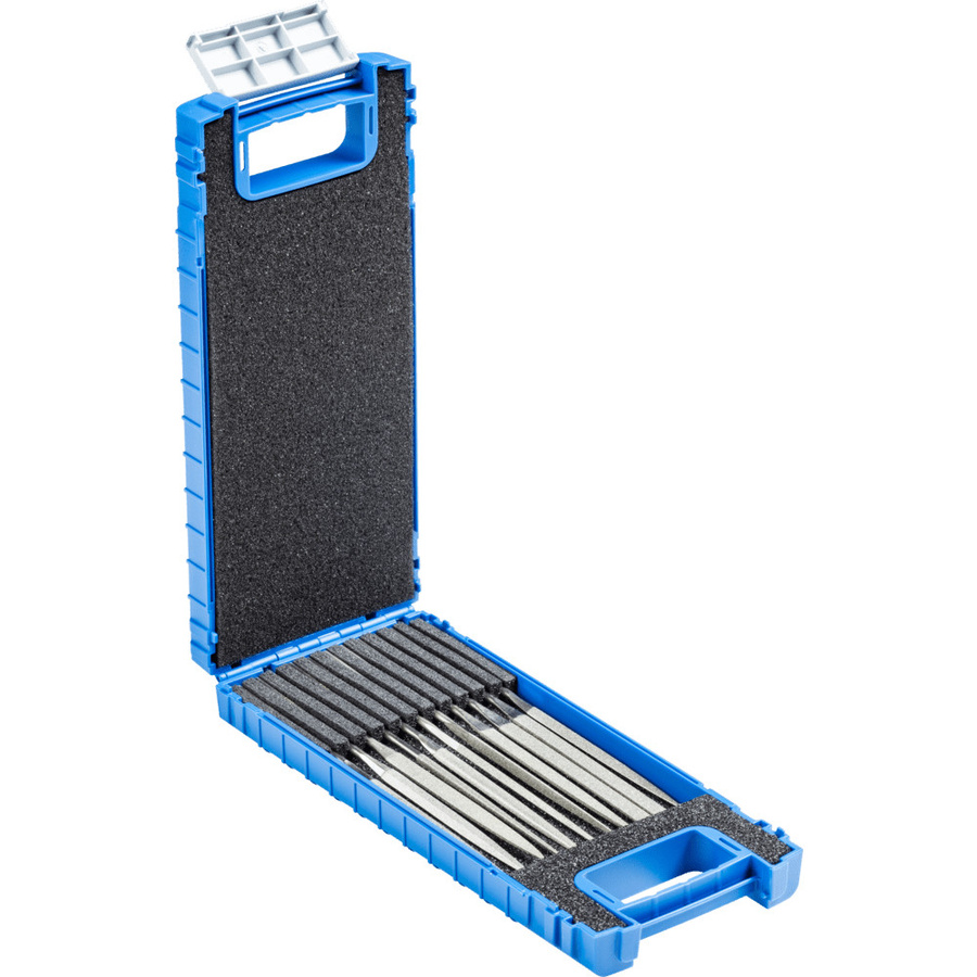 PFERD Diamant-Nadelfeilen-Set 11-teilig in Blau für harte Werkstoffe - Bild 2