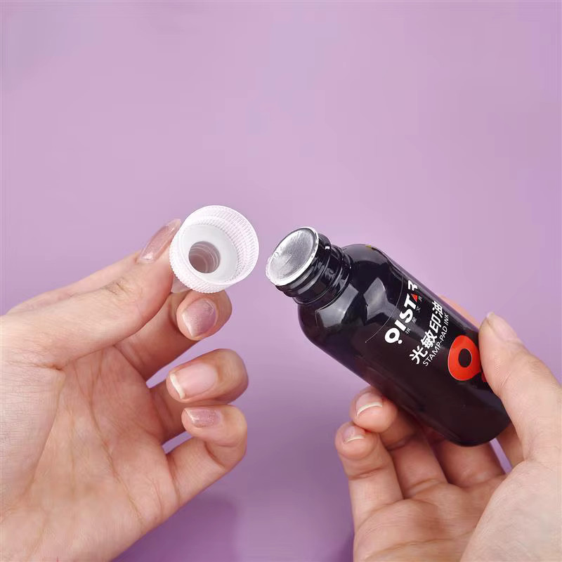 Nachfülltinte für Stempelkissen, lichtempfindliche Ölfärbung für Siegelstempel, 50 ml - Bild 2