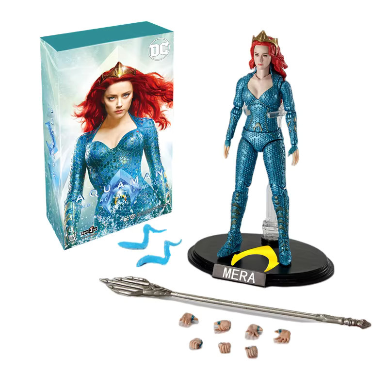 DC Originals Justice League Figur, Superman Batman Wonder Woman Aquaman Mera, Einzelfigur - Bild 2