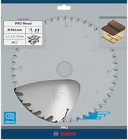 Bosch Kreissägeblatt Speedline Wood für Holz, Durchmesser: 250 mm, Bohrung: 30 mm, Dicke: 3,2 mm, 24 Zähne - Bild 2