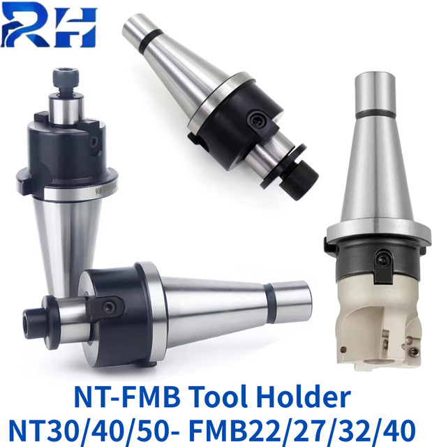 Hochpräziser NT-FMB Planfräswerkzeughalter für CNC-Fräsmaschinen in Silber (ISO30/40, NT30, NT40, FMB16, FMB22, FMB27/32) - Bild 1
