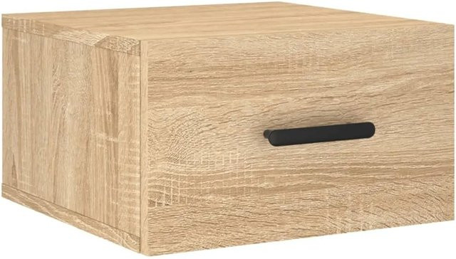 vidaXL Wand-Nachttisch in Sonoma-Eiche, Braun, B/T/H: 35 x 35 x 20 cm - Bild 1