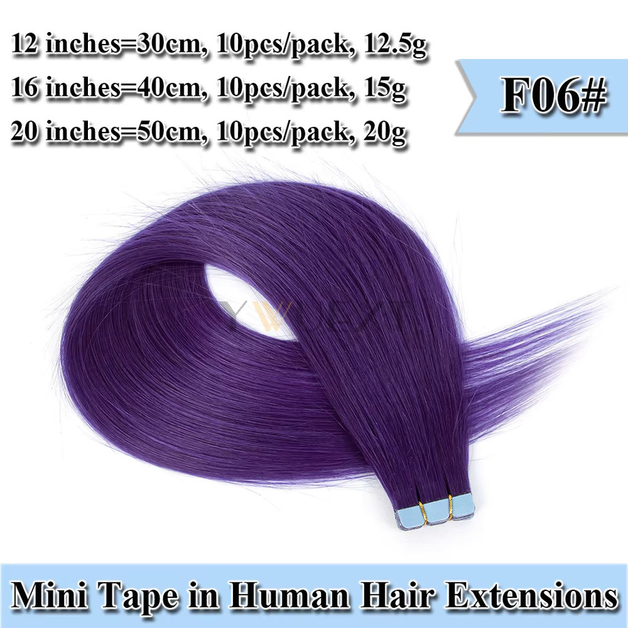 SPIKFN Mini Tape-in Echthaarverlängerungen, Glatt, 12-20 Zoll - Bild 3