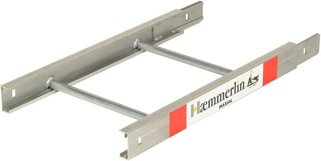 Haemmerlin Leiterelement verstärkt mit 2 Schnellbolzen in Stahlgrau, Länge: 1 m - Bild 1