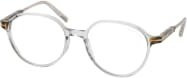 Tom Ford FT 5910-B Korrektionsbrille, Rund, Vollrand, Kunststoff, Grau transparent, Damen - Bild 1