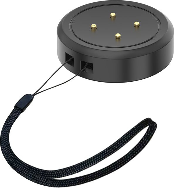 Google Smart Watch Ladegerät, USB-C, Schwarz - Bild 1