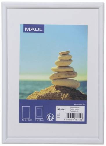 Maul Bilderwechselrahmen Weiß für Papierformat 13 x 18 cm - Bild 1