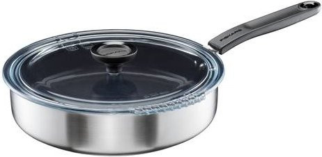 Fiskars Functional Form Saute Pan mit Keramikbeschichtung, Silber, Durchmesser: 26 cm - Bild 1