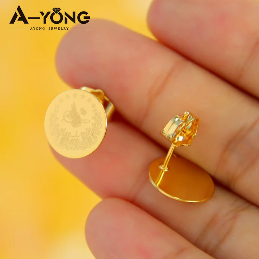 A-YONG AYONG JEWELRY Ohrstecker, 18 Karat vergoldet, Damen - Bild 3
