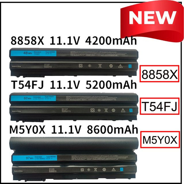 Dell Akku für Latitude E6420 E6430 E6520 E6530 E5420 E5520 E5530 E6440 und Inspiron 14R 15R 17R N7720 in Schwarz mit 97Wh oder 60Wh - Bild 1