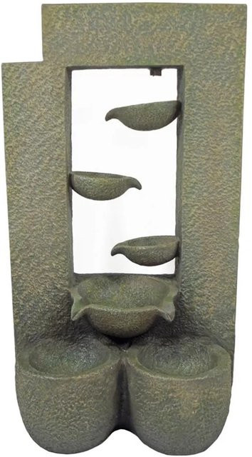 Acqua Arte Wasserspiel Bern Cascade Tischbrunnen aus Polyresin, H 59,5 x B 33,5 x T 21,5 cm - Bild 1
