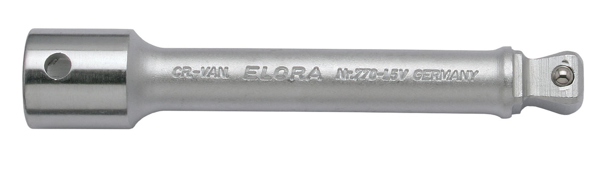 Elora Verlängerung 1/2 Zoll, schwenkbar, silber, ELORA-770-L6V, Länge: 250 mm - Bild 1