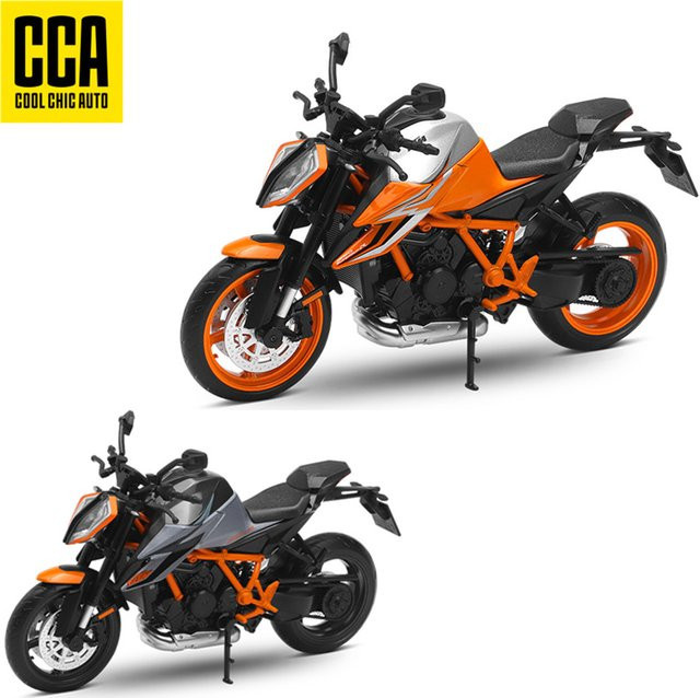 Maisto 1290 Super Duke R, Sportmotorrad-Modell, 1:12, Metall, Grau, Orange - Bild 1