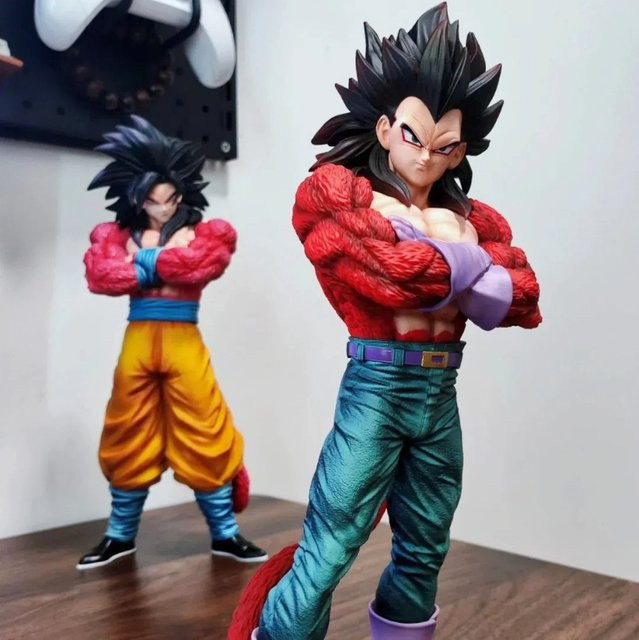 Bandai Dragon Ball Goku Vegeta Actionfiguren, Double Headed Statue, 32 cm - Bild 1