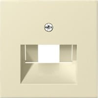 Gira Zentraleinsatz cws-gl für UAE/IAE Anschlussdose mit Zentralplatte, glänzend, Weiß oder Beige - Bild 1