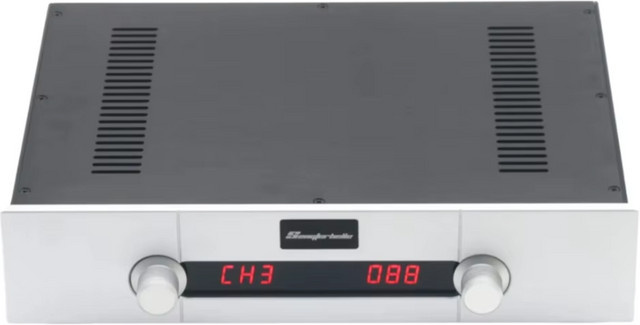 JADIS Stereo-Heimvorverstärker JP200 mit ECC83-Röhre und HiFi-Fernbedienung in Silber - Bild 1