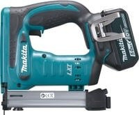 Makita Akku-Tacker DST221RTJ 18V in Blau/Schwarz für Klammernlängen 10-22mm - Bild 1
