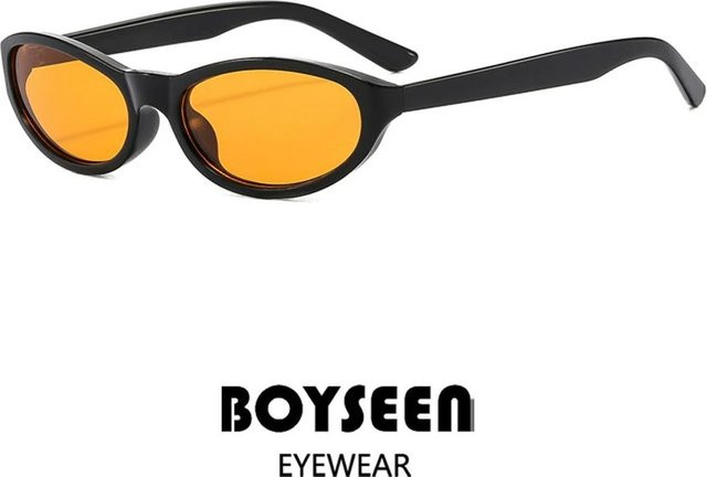 BOYSEEN Sonnenbrille, Herren, Vollrand, oval, orange, Kunststoff - Bild 1