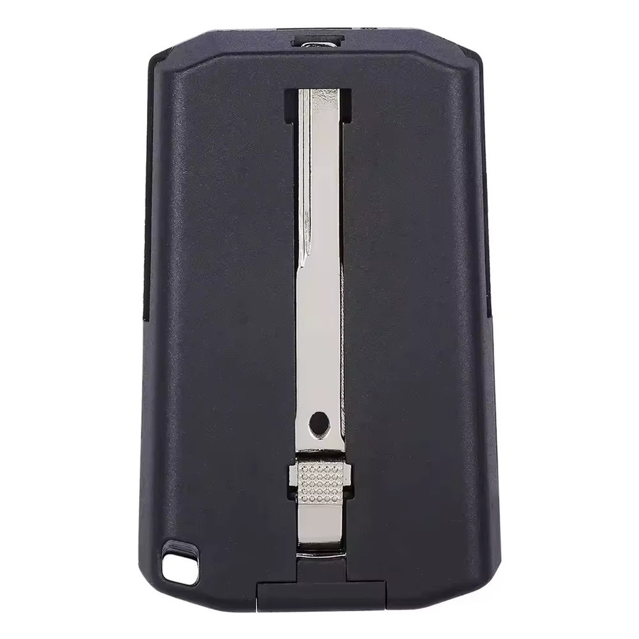 YIQIXIN 2-Tasten-Flip-Fernbedienung für Mercedes Benz Actros Antos Truck Ignition MP4 2011–2019, ungeschnittene HU64-Klinge, Schwarz - Bild 2