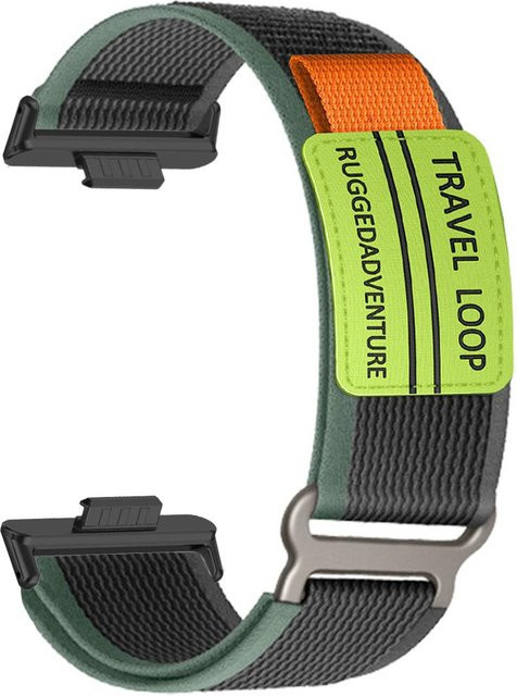 XIAOLU Uhrenarmband Nylon, Schwarz, Unisex - Bild 1
