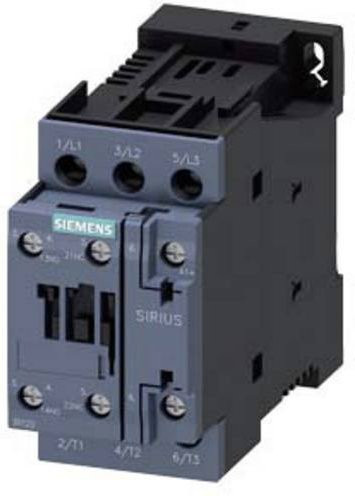 Siemens Schütz 3RT2028-1BF40 mit 3 Schließern, grau, 690 V/AC - Bild 1