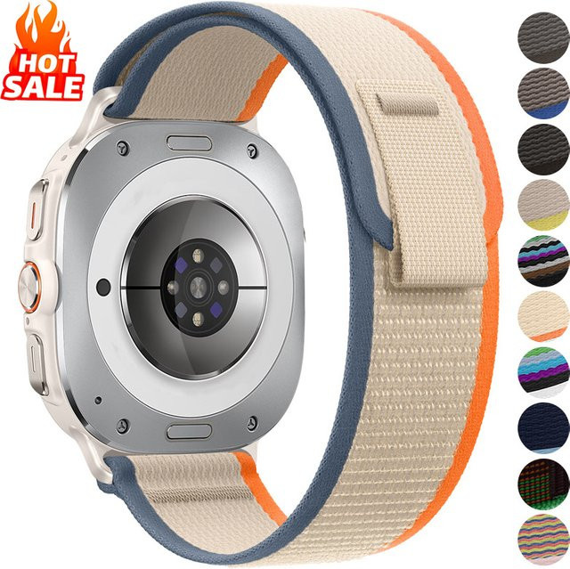 CAOWTAN Uhrenarmband Trail Loop Strap für Samsung Galaxy Watch 7 Ultra 47 mm, Nylon, Bunt, Unisex - Bild 1