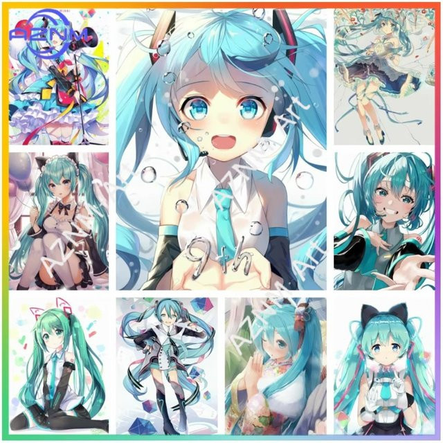 KAYOU Hatsune Miku Figur Japanische Idol-Sängerin Heimdekoration in Multicolour - Bild 1