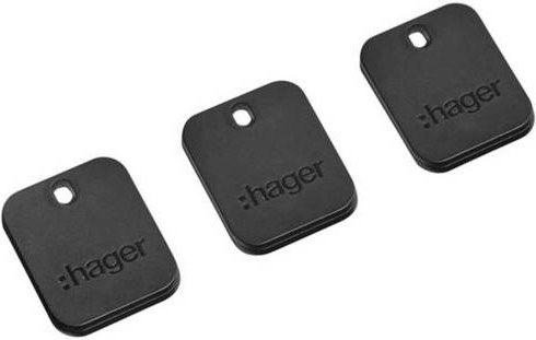 Hager RFID-Schlüsselanhänger in Schwarz - Bild 1