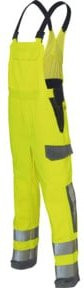 Kübler Latzhose PROTECTIQ HIGH VIS ARC1 PSA 3 in Warngelb/Anthrazit Größe 62 - Bild 1
