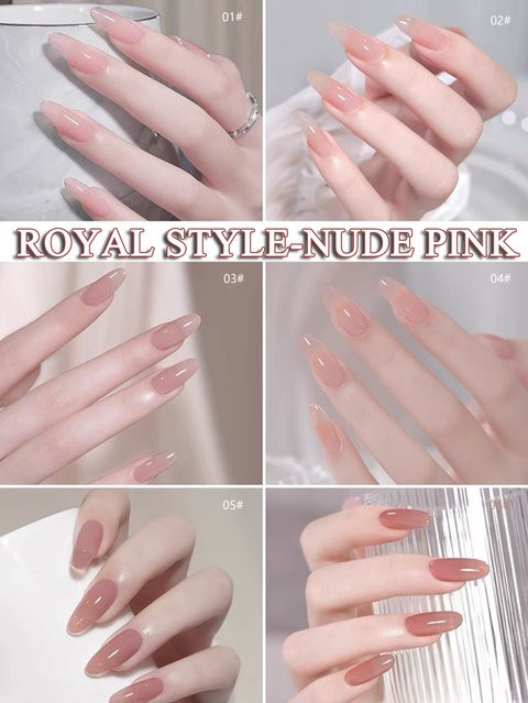MIANEL Royal Nude Gel-Nagellack, Glänzend, 12 ml - Bild 1