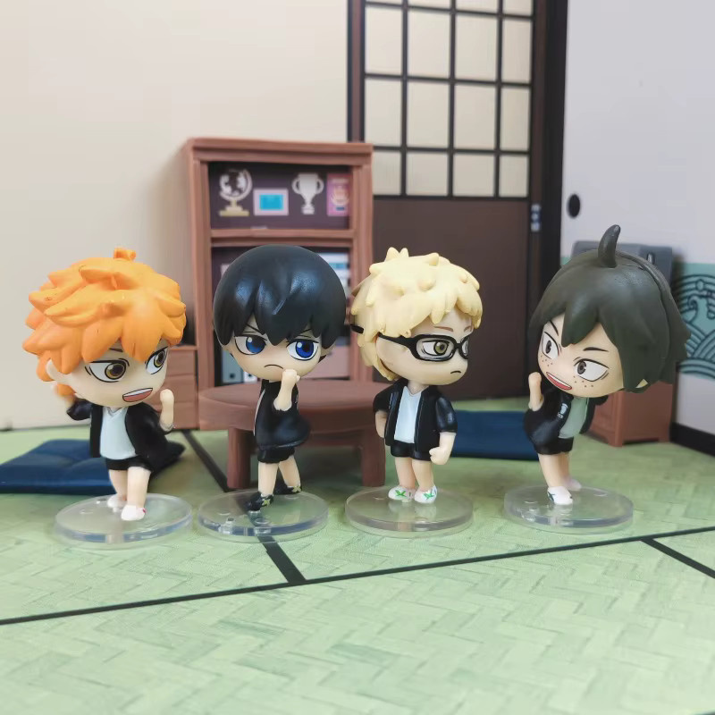 Re-ment Hinata Shoyo Tobio Kageyama Kei Tsukishima Tadashi Yamaguchi Puppe Modell Spielzeug - Bild 3