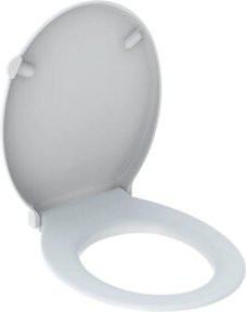Geberit WC-Sitz Renova Comfort in Weiß, oval und antibakteriell - Bild 1