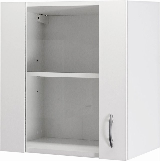 Flex-Well Classic Wito Glashängeschrank für die Küche in Weiß B/H/T: 50 x 54,8 x 32 cm - Bild 1