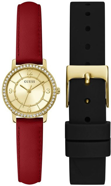 Guess Damenuhr Melody, Quarz, Edelstahl, Gold, 28 mm - Bild 1