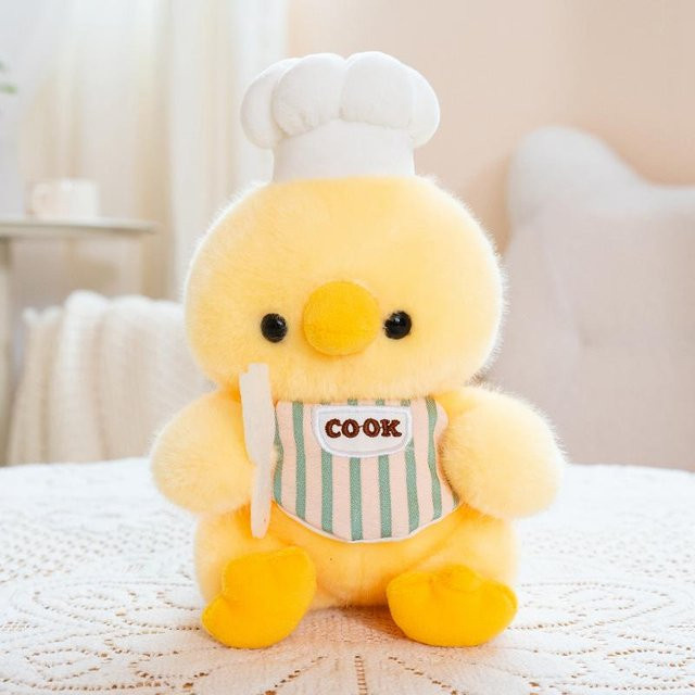 Yiran toy Cartoon-Koch-Kleintier-Plüschtiere, Mini-Elefanten-Pinguin-Schweinchen-Panda-Enten-Kätzchen-Puppe, 20cm - Bild 1