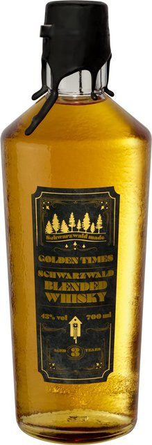 Golden Times Schwarzwald Blended Whisky 3 Jahre 0,7 l - Bild 1