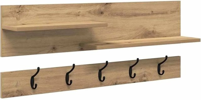 vidaXL Wandmontierter Nachttisch Artisan-Eiche in Braun, B/T/H: 90 x 15 x 36 cm - Bild 1