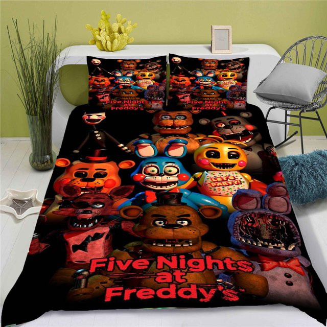 Flylo Bettwäsche-Set Five Nights At Freddys, 3-teiliges Set aus Mikrofaser, Mehrfarbig, B/H: 210 x 210 cm - Bild 1